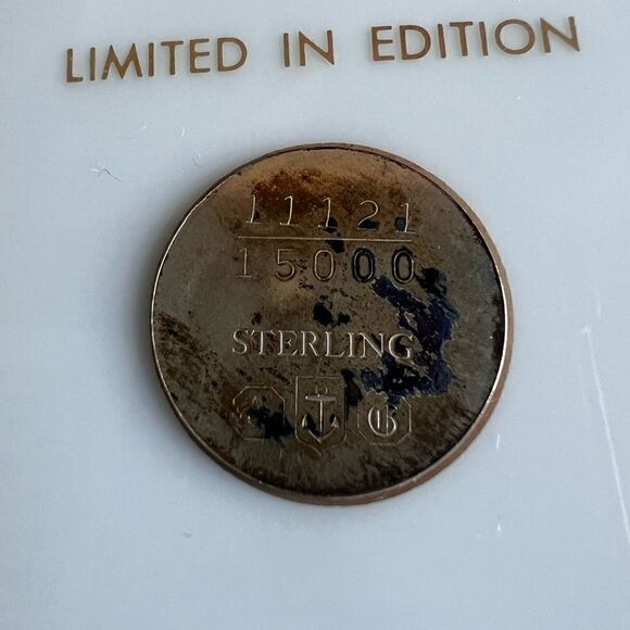 Gorham fine China limited edition Leonel Barrymore artist Quite waters - Picture 6 of 9